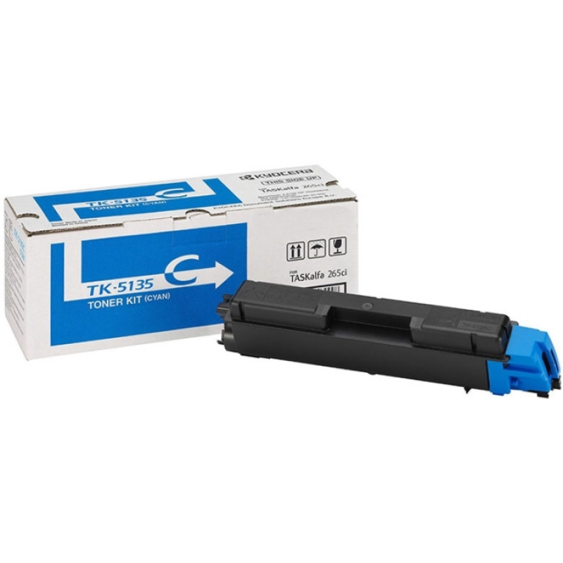 Kyocera TK-5135C, 1T02PACNL0 — оригінальний тонер картридж Kyocera TK-5135C, 1T02PACNL0 — оригінальний тонер картридж
