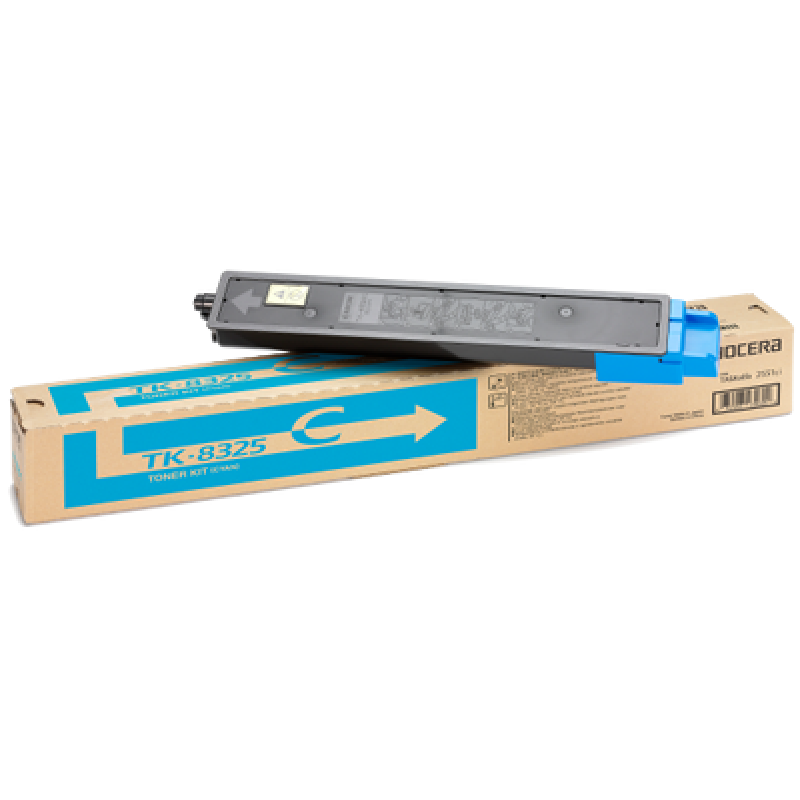 Kyocera TK-8325C — оригінальний тонер картридж, 1T02NPCNL0 Kyocera TK-8325C — оригінальний тонер картридж, 1T02NPCNL0