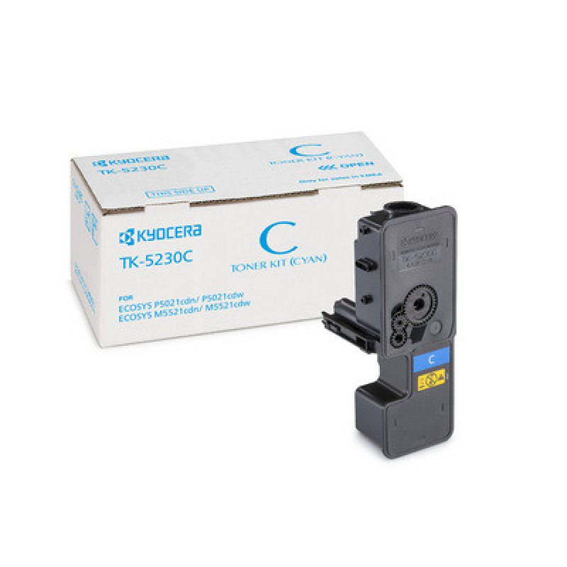 Kyocera TK-5230C 1T02R9CNL0 — оригінальний тонер картридж Kyocera TK-5230C 1T02R9CNL0 — оригінальний тонер картридж