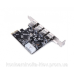 PCI-E Контролер USB3.0 (4ext. Molex) VIA, RTL (B00158)