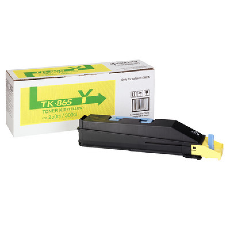 Kyocera TK-865Y — оригінальний тонер картридж, 1T02JZAEU0