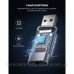 Звукова карта USB AUX jack, TRRS (Mic & Ear), ALC4030 Ugreen Сіра CM383 (80864)