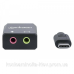 Звукова плата USB Type-C, 2.1 Channel, Manhattan (153317) Звукова плата USB Type-C, 2.1 Channel, Manhattan (153317)