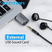 Звукова плата USB Vention Audio USB — 1х3,5 мм jack 4pin Metal (OMTP-CTIA) (CDLH0)