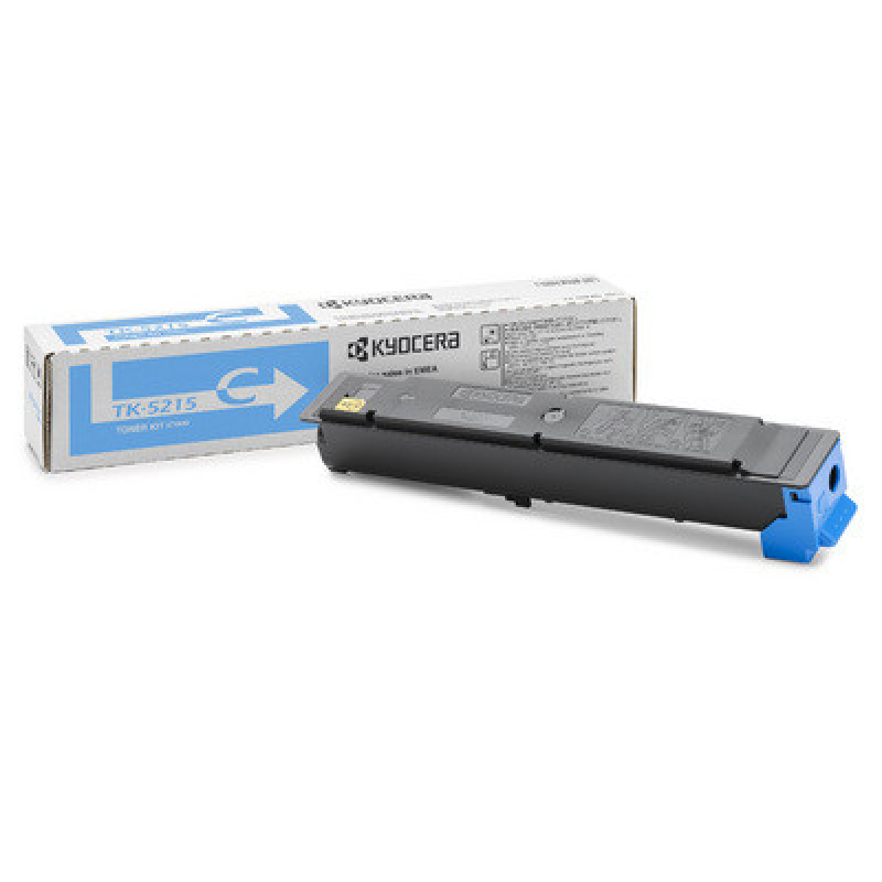 Kyocera TK-5215C, 1T02R6CNL0 — оригінальний тонер картридж Kyocera TK-5215C, 1T02R6CNL0 — оригінальний тонер картридж