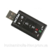 Звукова плата USB, Virtual 7.1 Channel, RTL (B00650) Звукова плата USB, Virtual 7.1 Channel, RTL (B00650)