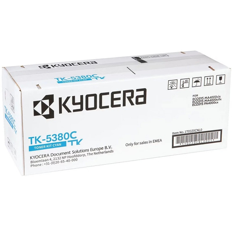Kyocera TK-5380C 1T02Z0CNL0 - картридж для ECOSYS PA4000cx, MA4000cix, MA4000cifx Kyocera TK-5380C 1T02Z0CNL0 - картридж для ECOSYS PA4000cx, MA4000cix, MA4000cifx
