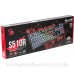 Клавіатура ігрова механічна A4Tech Bloody S510R, червоні світчі, RGB підсвічування клавіш, USB (S510R Bloody