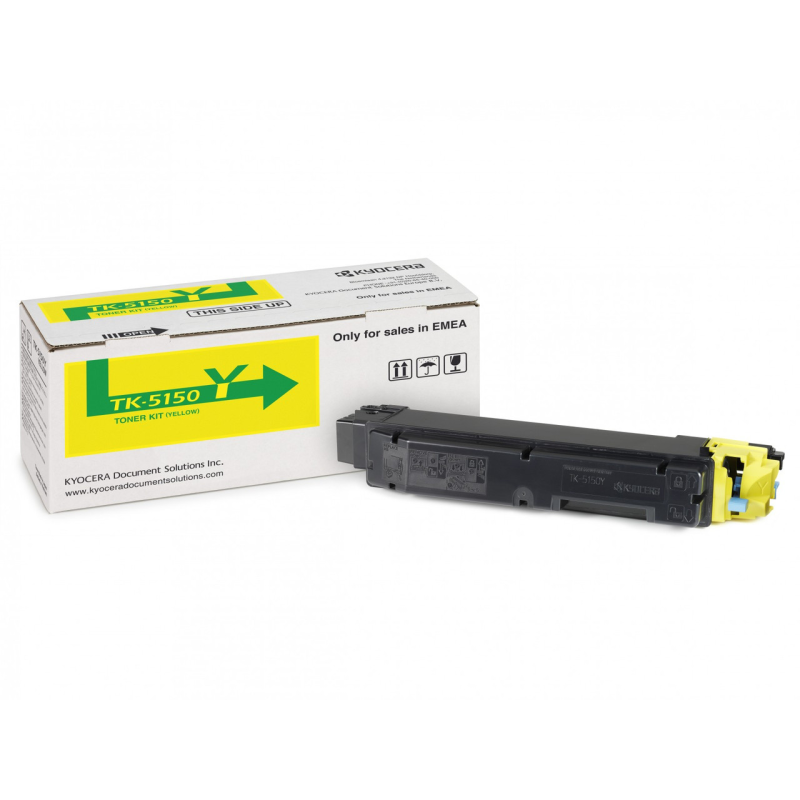Kyocera TK-5150Y, 1T02NSANL0 — оригінальний тонер картридж Kyocera TK-5150Y, 1T02NSANL0 — оригінальний тонер картридж