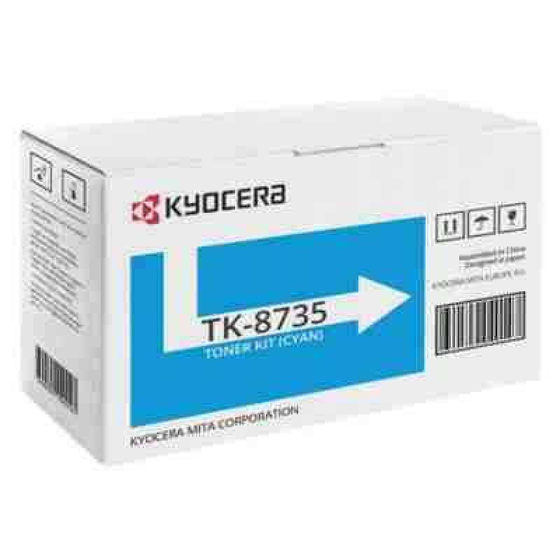Kyocera TK-8735C — оригінальний тонер картридж, 1T02XNCNL0 Kyocera TK-8735C — оригінальний тонер картридж, 1T02XNCNL0