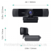 Веб-камера Aukey 1080p FHD Live Streaming Camera, Stereo Mic (PC-LM1E)