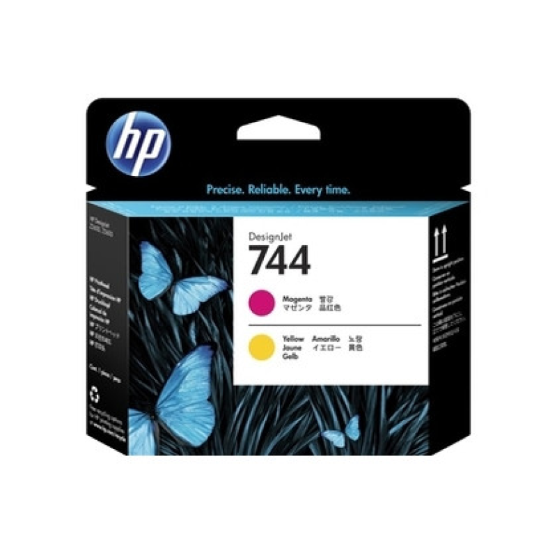 HP 744 DesignJet Magenta/Yellow Printhead (F9J87A)