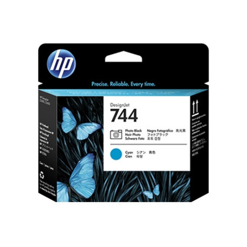 HP 744 DesignJet Photo Black/Cyan Printhead (F9J86A)