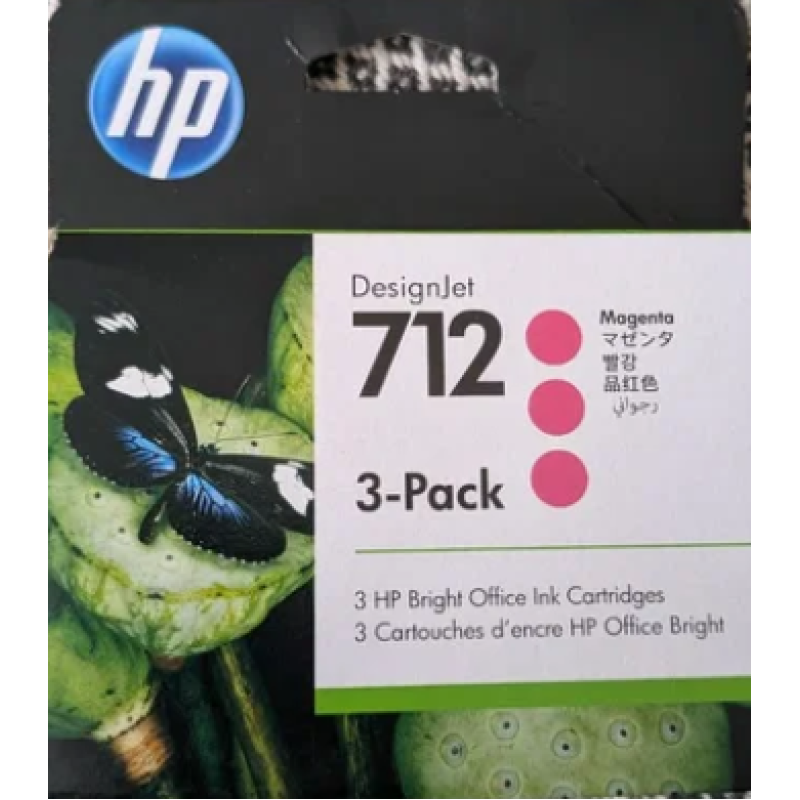 HP 712 DesignJet Т230/Т630/650 Magenta 3-Pack 29-ml 3ED78A HP 712 DesignJet Т230/Т630/650 Magenta 3-Pack 29-ml 3ED78A