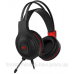 Ігрова гарнітура Havit HV-H2011D, RGB пiдсвiтка black/red (25632)