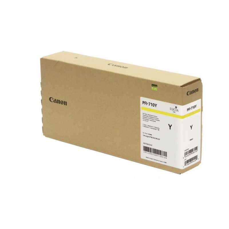 Canon Pigment Ink Tank PFI-710 Yellow 700ml 2357C001