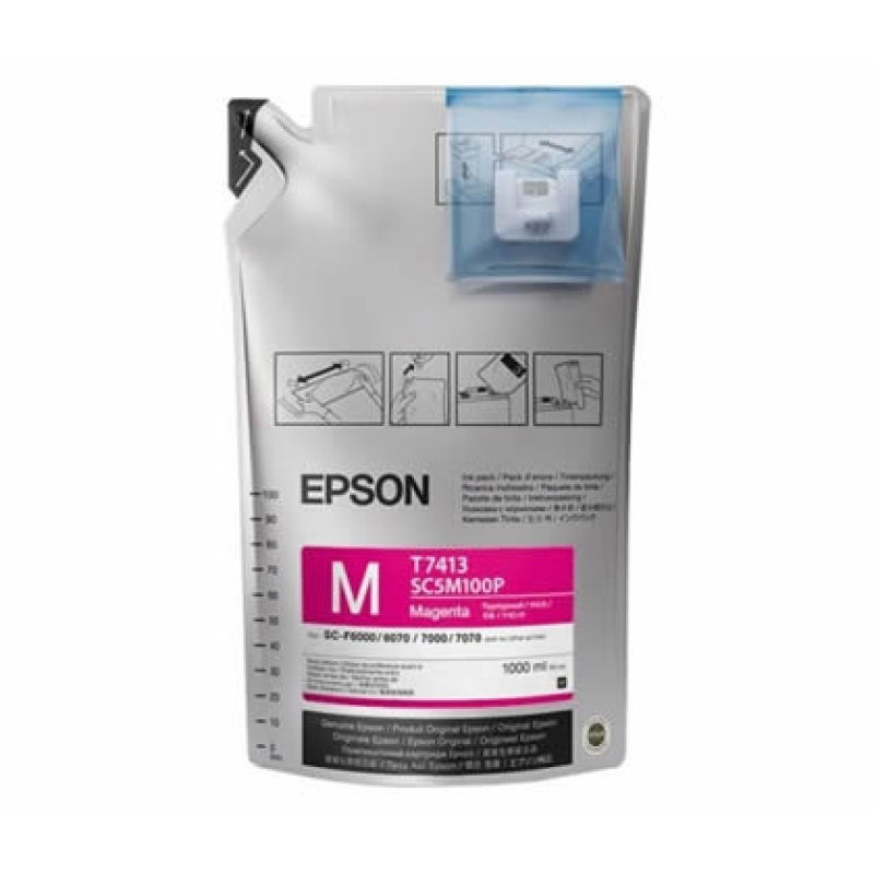 Epson SC-F6000/7000 UltraChrome DS Magenta (1Lx6packs) (C13T741300) Epson SC-F6000/7000 UltraChrome DS Magenta (1Lx6packs) (C13T741300)