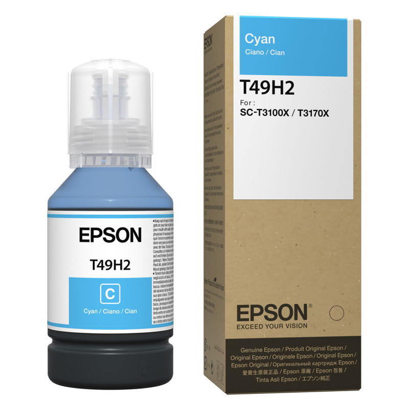 Epson SureColor SC-T3100X T49H2 Контейнер з блакитним чорнилом C13T49H200