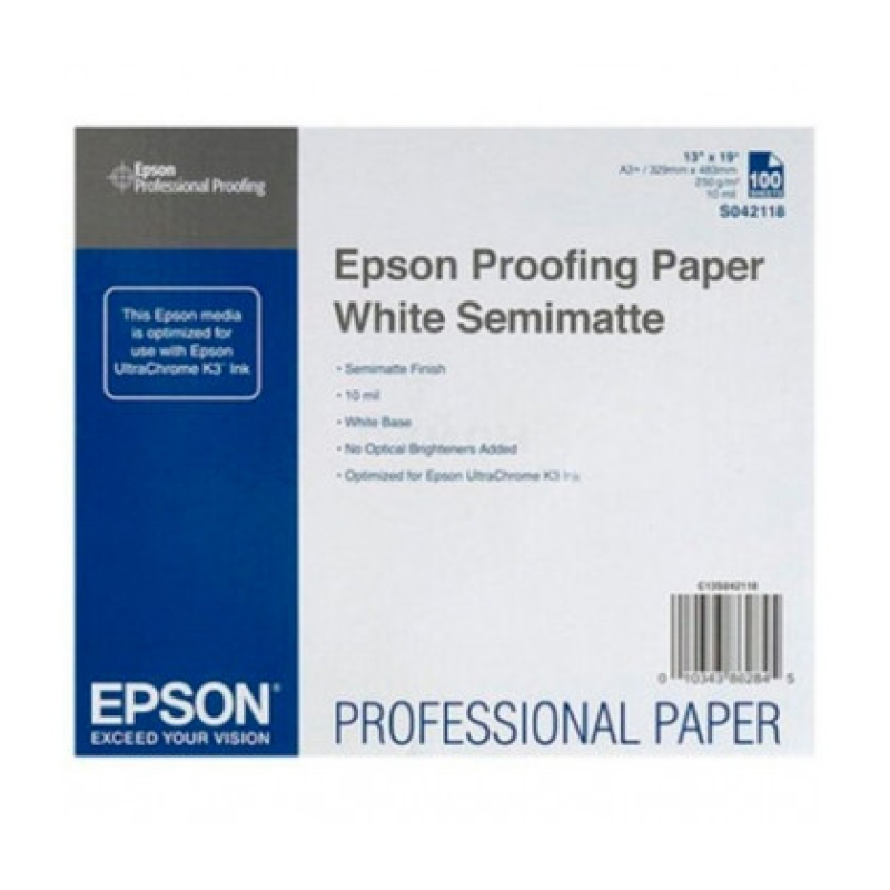 Epson Proofing Paper White Semimatte A3+ (C13S042118)