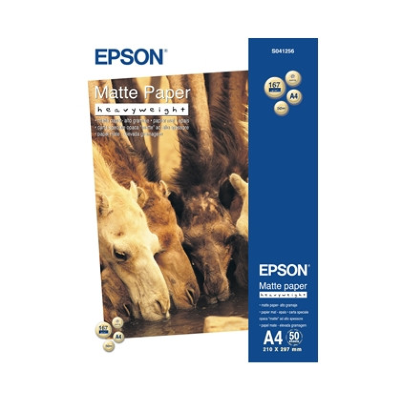 Epson Matte Paper-Heavyweight A4, 50 л. (C13S041256) Epson Matte Paper-Heavyweight A4, 50 л. (C13S041256)