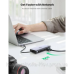 Док-станція USB3.0 Type-C --> USB 3.0x3/HDMI/VGA/TRS/RJ45/SD&TF/PD Ugreen CM179 Косм. Сіра (80133)