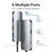 Док-станція USB3.1 Type-C --> HDMI/USB 3.0x3/RJ45/PD 100W Hub 6-in-1 Vention (TOHHB)