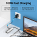 Док-станція USB3.1 Type-C --> HDMI/USB 3.0x3/RJ45/SD/TF/PD 100W Hub 8-in-1 Vention (TOKHB)