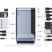 USB-хаб Baseus Multi-functional HUB (Type-C to 3xUSB3.0+HD4K+RJ45+PD) Deep gray (CAHUB-DZ0G)