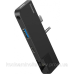 Док-станція USB3.1 Type-C+3.5mm --> USB 3.0/RJ45/Type-C/3.5mm Чорна Baseus for Surface Go (CAHUB-FG01)