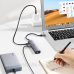 Хаб USB 3.0 Type-C -> 3xUSB 3.0 + RJ45 1000M CM475 Сірий UGREEN (20932)