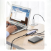 Хаб USB 3.0 Type-C -> 3xUSB 3.0 + RJ45 1000M CM475 Сірий UGREEN (20932)