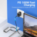 Хаб USB 3.1 Type-C -> 3хUSB 3.0/SD/TF/PD 100W 6-in-1 Vention (TNHHB)