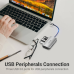 Хаб USB 3.1 Type-C -> 3хUSB 3.0/SD/TF/PD 100W 6-in-1 Vention (TNHHB)