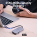 Хаб USB 3.1 Type-C -> 3хUSB 3.0/SD/TF/PD 100W 6-in-1 Vention (TNHHB)