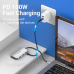 Хаб USB 3.1 Type-C -> 4хUSB 3.0/PD 100W 5-in-1 Vention (TNBHB)