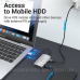 Хаб USB 3.1 Type-C -> 4хUSB 3.0/PD 100W 5-in-1 Vention (TNBHB)
