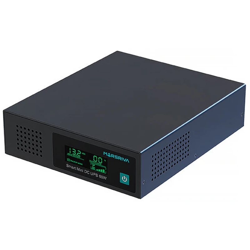 ДБЖ Marsriva DC UPS для роутерів KP7 Pro 11xDC+UBS+Gigabit PoE 9-12V 100W 24000Ah (76,8Wh) LiFePO4
