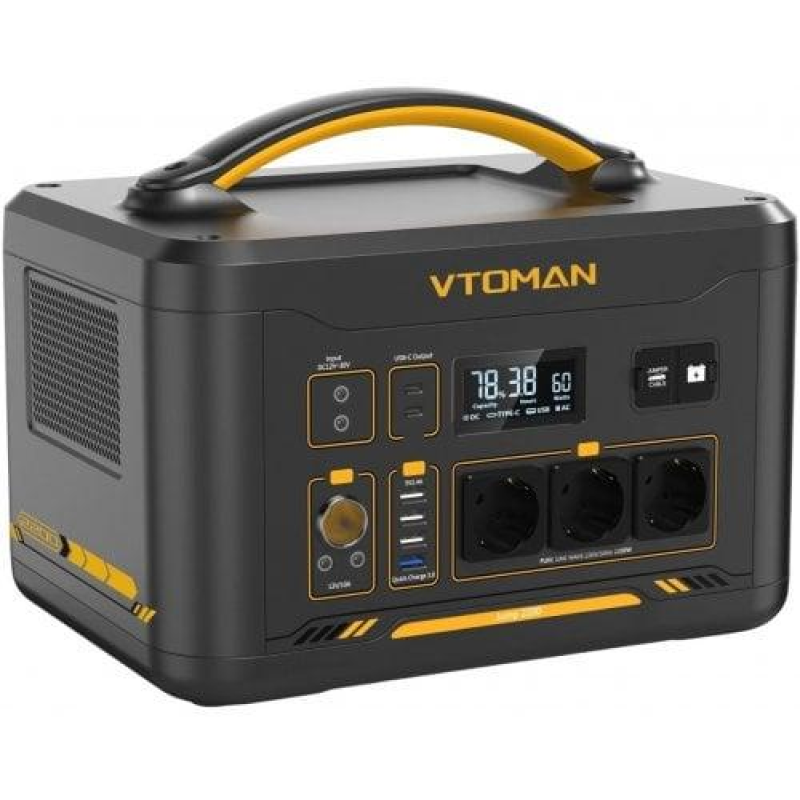 Зарядна станція Vtoman Jump 1500X PB-22 (828 Вт/г) 1500W LiFePO4