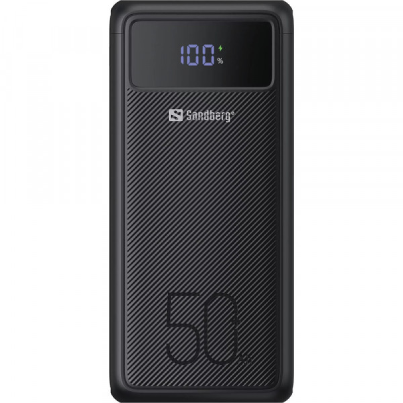 УМБ Sandberg PD 50000mAh 130W PD, 3хUSB 3xType-C LED 2W (420-75)