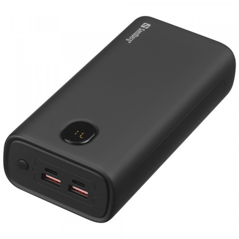УМБ Sandberg PD 30000mAh 20W 1,7A QC3.0, UPS mode, 2хUSB, Type-C OUT, ліхтарик (420-68) УМБ Sandberg PD 30000mAh 20W 1,7A QC3.0, UPS mode, 2хUSB, Type-C OUT, ліхтарик (420-68)