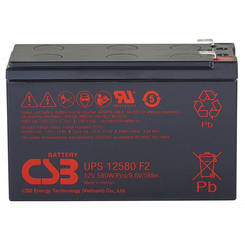 Батарея до ДБЖ CSB UPS12580 Батарея до ДБЖ CSB UPS12580