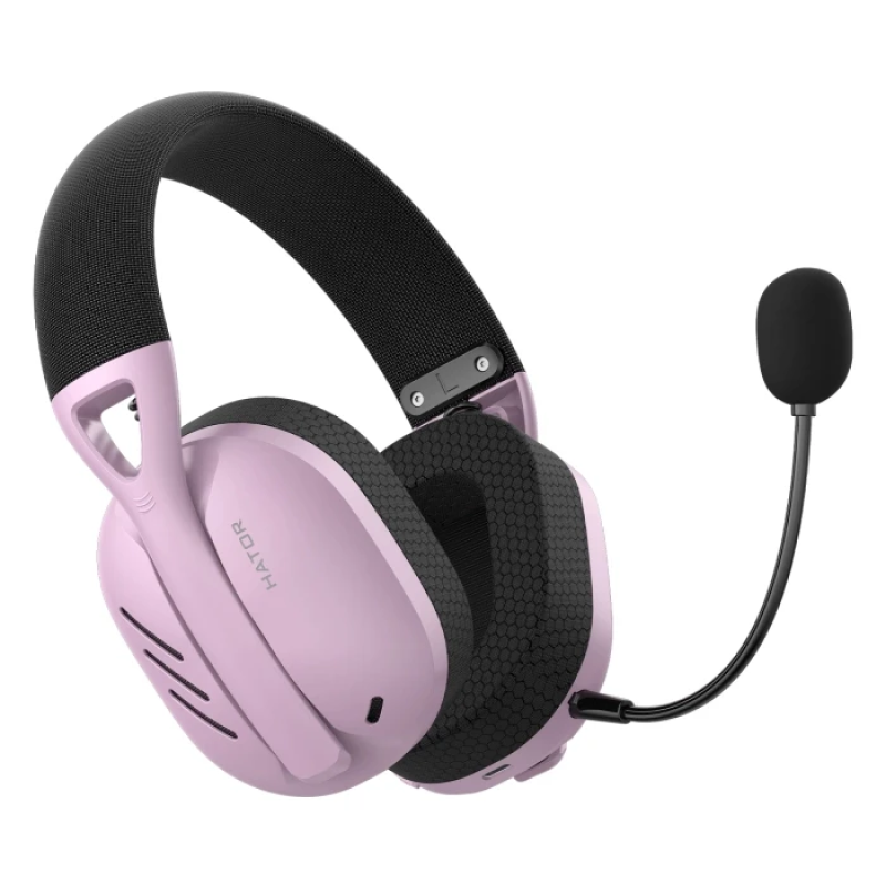 Навушники Hator Hyperpunk 2 Wireless Tri-mode Black/Lilac (HTA-859) Навушники Hator Hyperpunk 2 Wireless Tri-mode Black/Lilac (HTA-859)