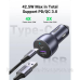 Автозаряджання 2xUSB 36 W (USB-C+USB-A) QC 3.0+ Косм. Сіра (CD213) UGREEN (60980)