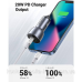 Автозаряджання 2xUSB 36 W (USB-C+USB-A) QC 3.0+ Косм. Сіра (CD213) UGREEN (60980)