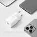 Зарядний пристрій 1xUSB 20W (USB-C) + Cable Type-C Білий Baseus (TZCCSUP-B02)