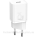 Зарядний пристрій 1xUSB 25W (USB-C) + Cable Type-C Білий Baseus (TZCCSUP-L02)