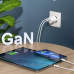 Зарядний пристрій 1хUSB-C+1xUSB 33W PD QC3.0 PD5006 білий Choetech (PD5006-EU-WH)