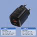 Зарядний пристрій 1хUSB-C+1xUSB 33W PD QC3.0 PD5006 чорний Choetech (PD5006-EU-BK)