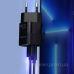 Зарядний пристрій 1хUSB-C+1xUSB 33W PD QC3.0 PD5006 чорний Choetech (PD5006-EU-BK)