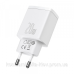 Зарядний пристрій 2xUSB 20W (USB-C+USB-A) Білий Baseus (CCXJ-B02)